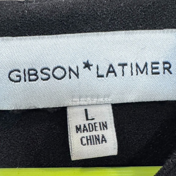 Gibson Latimer Black shift Midi Dress Large - Picture 7 of 7